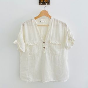 Zara Linen Blouse